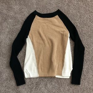 Express Knit Colorblock Sweater
